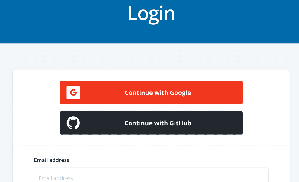 Continue with Github