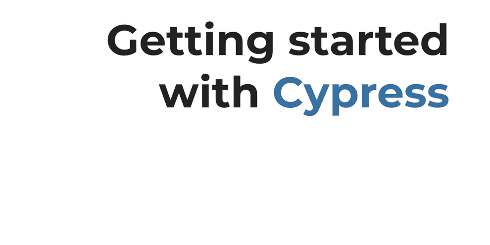 Cypress tutorial