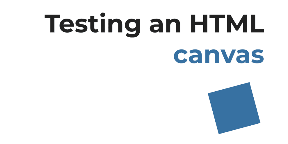 Testing an HTML canvas with Cypress - Visual regression testing