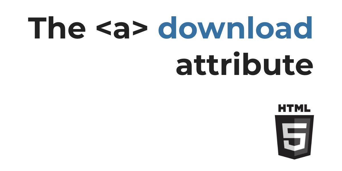 JSON files download with the anchor download attribute