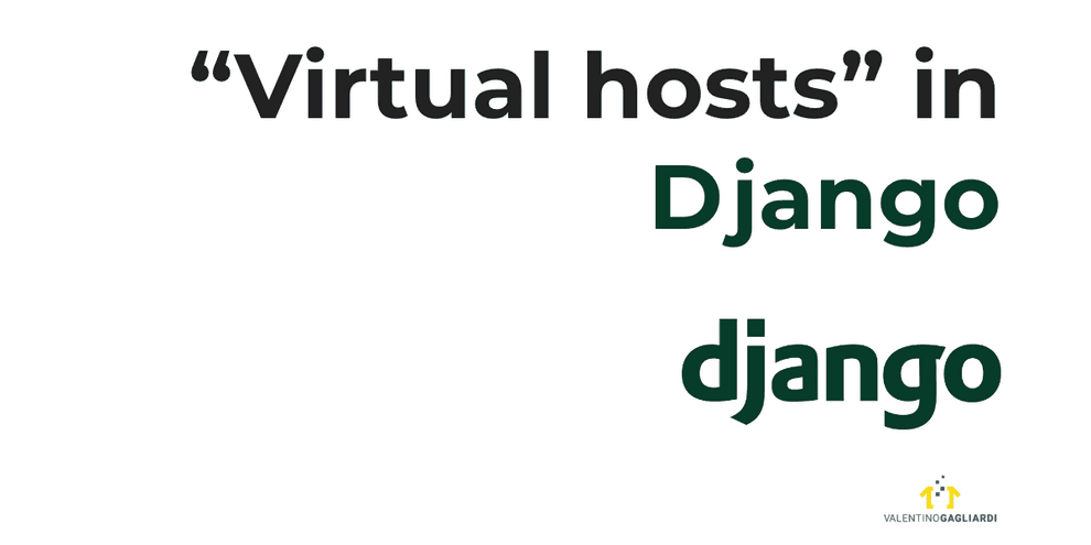 How to handle multiple sites virtual hosts in Django